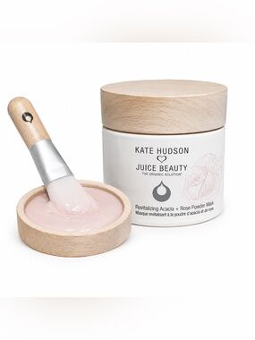 Kate Hudson x Juice Beauty Revitalizing Acacia + Rose Powder Mask 1.7 oz NWOB